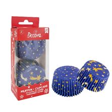 Picture of STARS BAKING CUPS 50 X 32 MM X 36 PCS